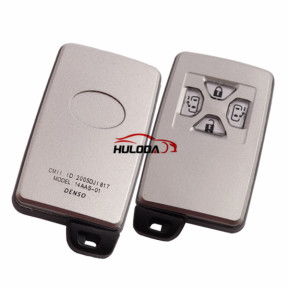 For Toyota 4 button remote key shell with key blade