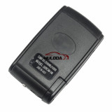 For Toyota 3 button Crown smart card key blank with small key