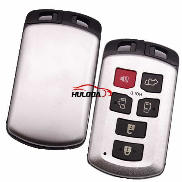 For Toyota Sienna 6 button remote key blank  with blade