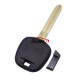 For toyota key blank (No logo) Toy43 blade,two side logo （Soft plastic handle）