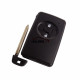 For Toyota 2 button remote key shell , the blade with two side groove (black)
