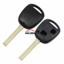 For Toyota 2 button remote key blank with TOY40 blade (long blade-46mm)  with logo
