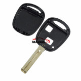 For Toyota 2 button remote key blank with TOY48 blade (short blade-37mm) with logo