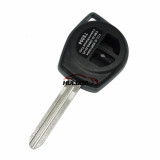 For Suzuki Swift 2 button remote key blank with Toy43 blade  with logo