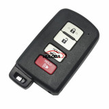 For Toyota 3+1 button remote key shell ,the button is square and white