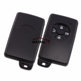 For Toyota 4 button remote key shell , the blade with two side groove (black)