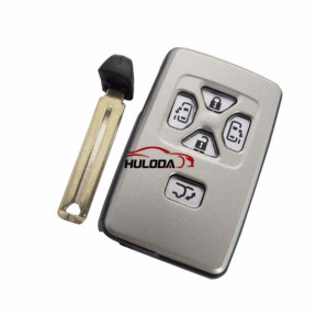 For Toyota 5 button remote key shell with key blade