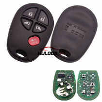 For  Toyota original (4+1)Button remote key with 434mhz