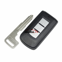 For Mitsubishi 3 button remote key blank with emergency key blade
