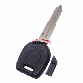 For For Mitsubishi transponder key balnk （with left blade)  with logo
