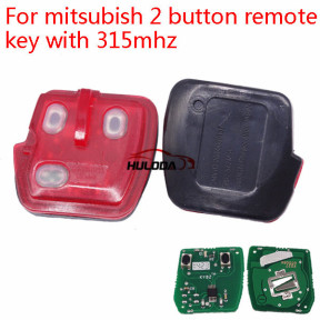 For Mitsubishi 2 button remote key with 315mhz