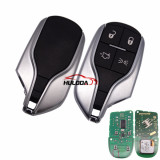 For Maserati original 4 button remote key with 433mhz with PCF7945/7953 chip no blade A2-C739-3510-1-00/5923336AG CMIIT ID:2013DJ7188 FCCID:M3N-7393490 IC:7812A-7393490
