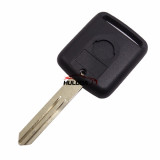 For nissan 2 button remote key blank the plastic part is  square without logo