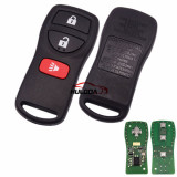 For Nissan original  2+1 button remote key with 315mhz  A2C81495000 CMIT ID: 2012DJ4902 CCAE: 12LP084AT4  A2C81494900 CMIIT ID:2012DJ4903  FCCID : KR5A2C81494900 CCAE12LLP0840T2