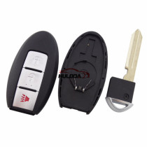 For nissan 2+1 button remote  key blank for old model