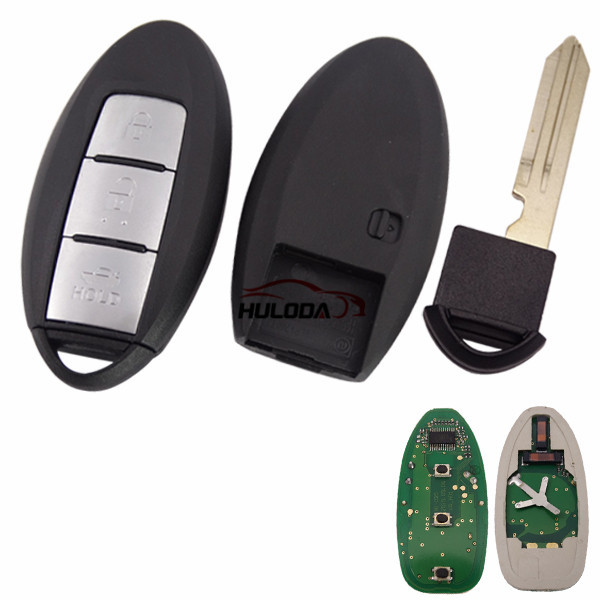 For Nissan 3 button remote key 433.92mhz, chip:46-7952L FCCID:LTSAAM433TX 7952L15 CAN 3659-saam 433n11042