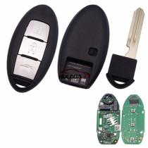 For Nissan Teana 3 button keyless  remote key 433.92mhz, chip:7945M  (4Achip) Continental:S180144311 CMIIT ID:2014DJ6447