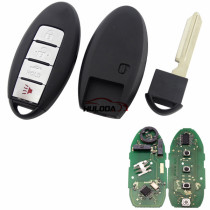 For Nissan Teana keyless remote key with 315mhz(For After 2009year Teana) PCF7952 chip