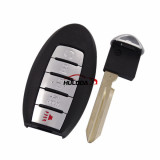 For nissan 5 button  remote key blank for new model