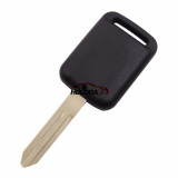 For nissan 2 button remote key blank the plastic part is  rectangle