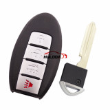 For nissan 4 button  remote key blank for new model with trunk button