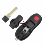 For Porsche 4+1 button  remote key blank with panic button