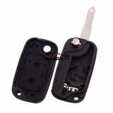 For Renault 2 button flip remote key shell with  NE73 206 blade
