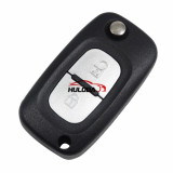 For Renault 2 button flip remote key shell with  NE73 206 blade