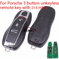 For Porsche 3 button non-unkeyless remote key with 315mhz Porsche Cayenne (2010+) Porsche Panamera(2010+) Porsche Macan(2010+)