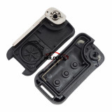 For Porshe Cayenne 3+1 button flip remote  key blank with with red panic