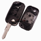 For Renault 2 button flip remote key shell with  VAC102 blade