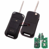 For Porshe Cayenne 2 button remote key with PCF7946AT(HITAG2) with 433mhz &LED light 2;2+1;3;3+1button key, please choose which key shell in your need