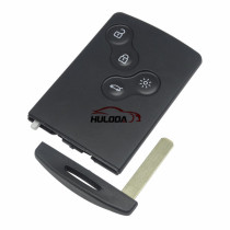 For Renault 4 button remote key blank