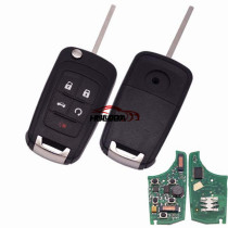 For opel keyless 4+1 button remote key with 315mhz 7952chip