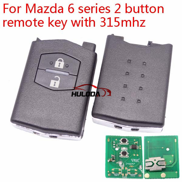 For Mazda 6 series 2 button remote key with 433mhz