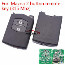 For Mazda 2 Series 2 button remote control with 315Mhz