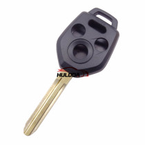 For Subaru 3+1 button remote key blank with Toy43 Blade
