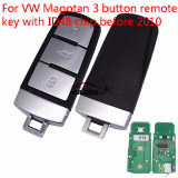 For VW Magotan 3  button remote key with ID48 chip-434mhz before 2010