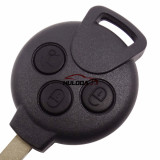 For Benz 3 Button remote key blank Without Logo