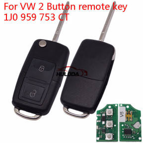 Car Remote Key for 1J0959753CT 5FA009259-00 Bora Polo Golf MK4 with ID48 chip 434mhz  for VW/VolksWagen 1999 2000- 2008