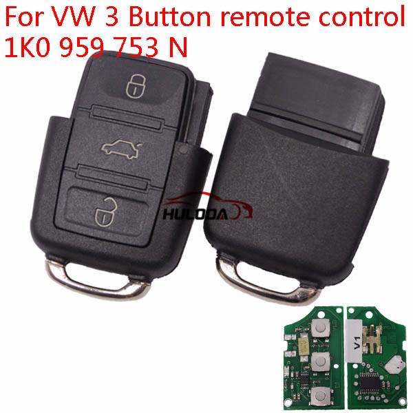 For VW 3 Button remote control 1J0 959 753 N