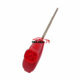 For Suzuki motorcycle bike key blank with right blade（Red）