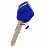 For KAWASAKI motorcycle key blank with right blade (blue)