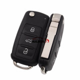 For VW 3 button remote key  with ID48 chip 434mhz Model Number is 5KO-837-202AD