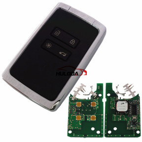 keyless card for Renault Megane4 with 4button PCF7953M chip -434mhz CMIIT ID:2014DJ3371