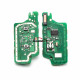 For Peugeot 2 button flip remote control with 433Mhz ID46 Chip ASK Model  for 307&407 Blade  （2006-2010）