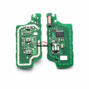 For Peugeot 3 button flip remote control with 433Mhz ID46 Chip FSK Model for  Trunk  and  Light  Button and 307&407 Blade （2011-2013）