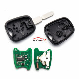 For Peugeot 2 button remote control With 433Mhz ID46 Chip for 307&407 &406 Blade   please choose the key shell