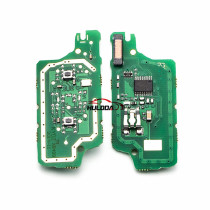 For Citroen 2 button flip remote control with 433Mhz ID46 Chip ASK Model  for 307&407 Blade  （2006-2010）