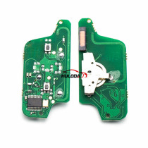  For Citroen FSK 2 button flip remote control with 433Mhz PCF7941 Chip for 307&407 Blade
